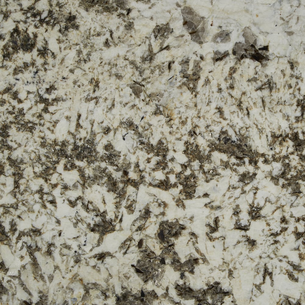 Square sample image of Bianco Typhoon granite