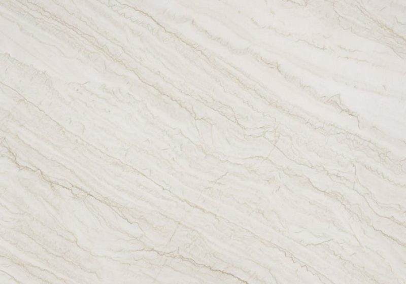Lavezzi quartzite sample with fine cream-colored movement