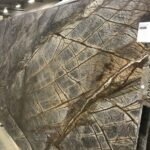 Marble – Rain Forest Brown Leathered slab-min