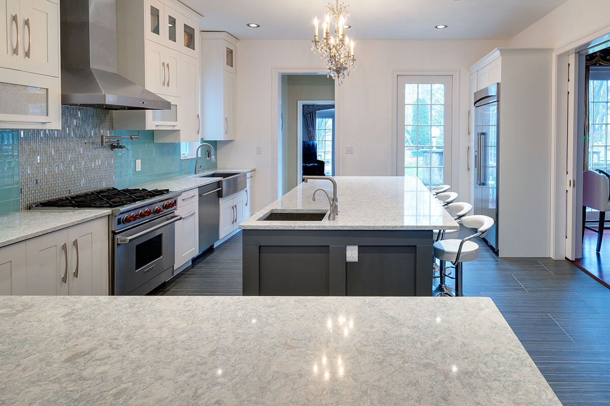 Cambria Montgomery Kitchen - Cosmos Marble and Granite