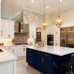 Beautiful,Luxury,Home,Kitchen,With,White,Cabinets.